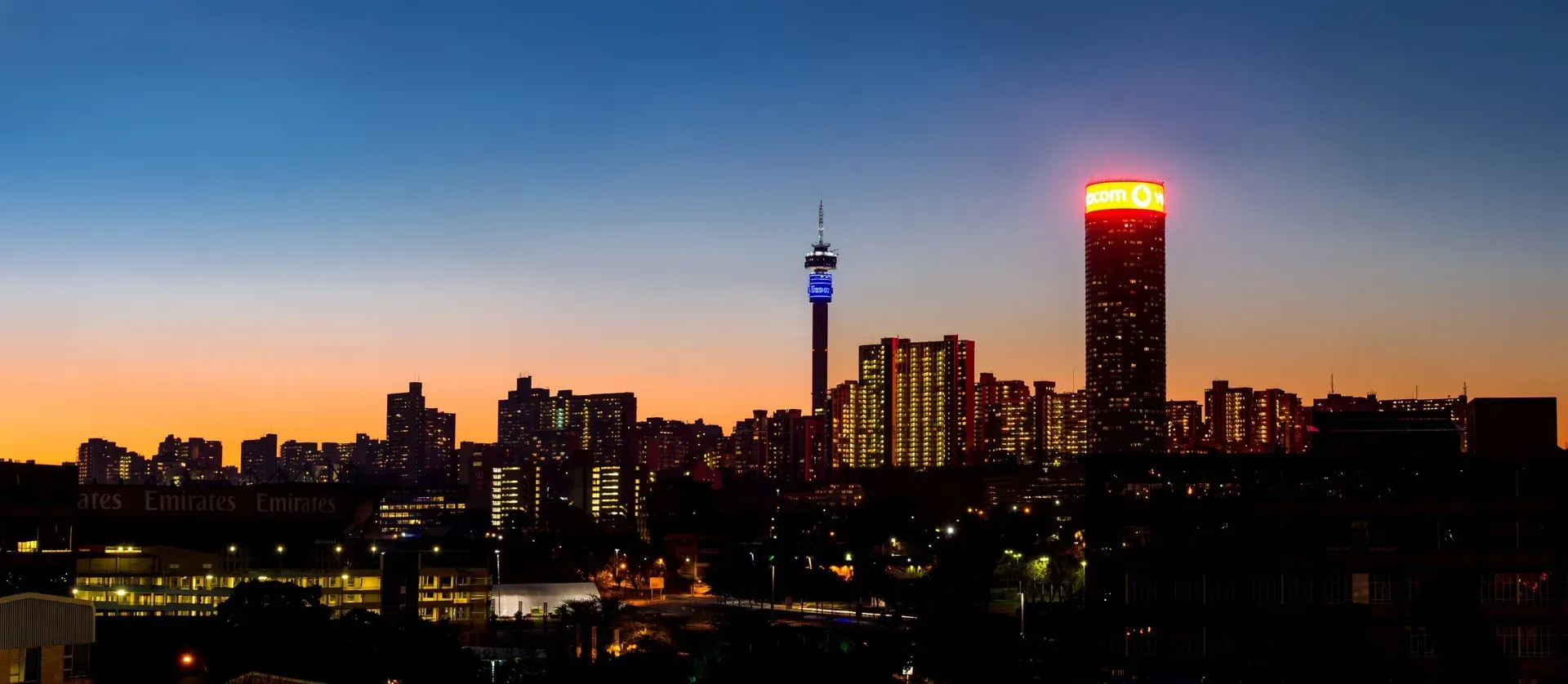 City view of Johannesburg