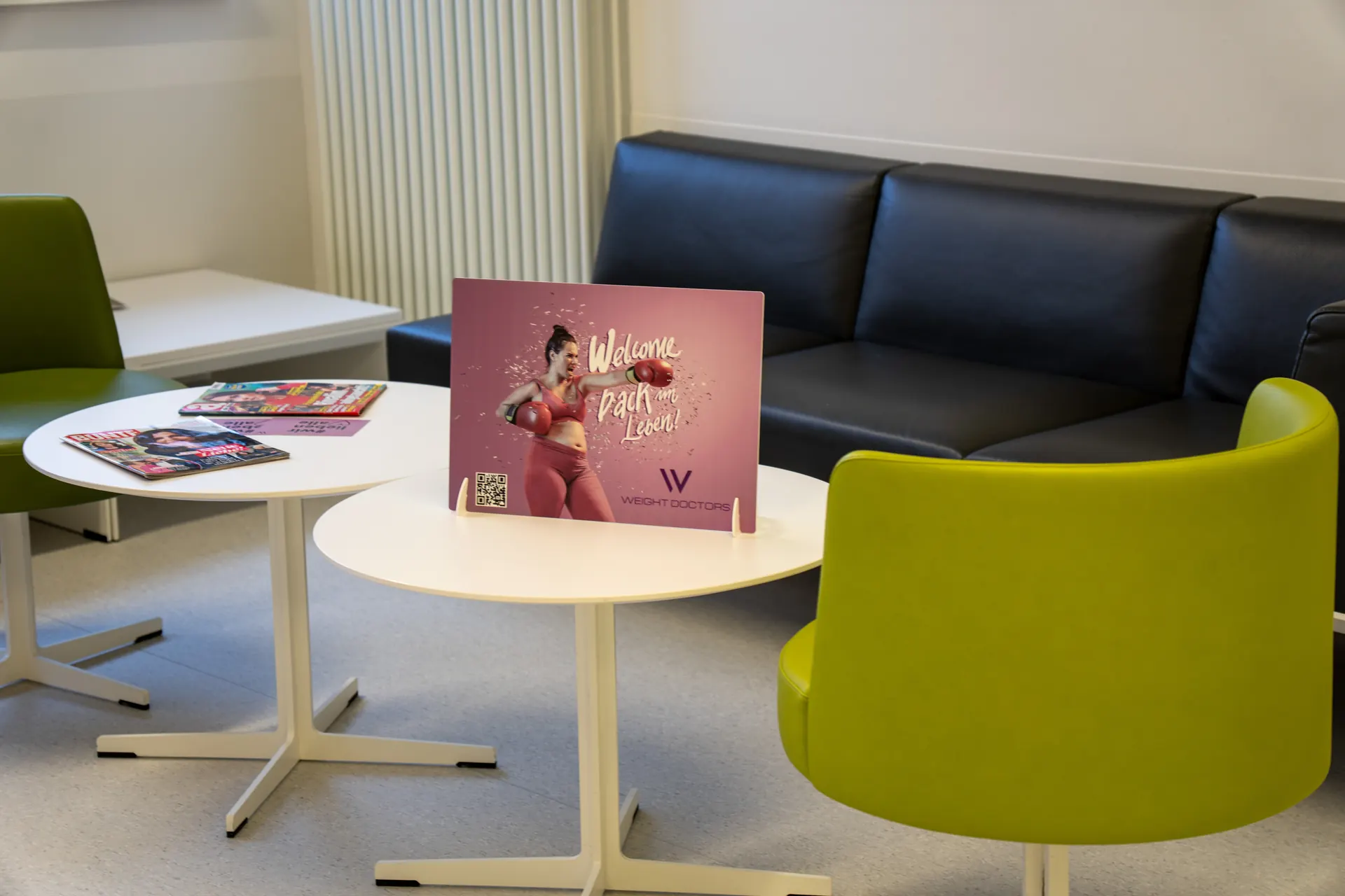 Lounge area of the Weight Doctors® Nationalklinik