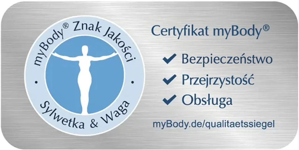 Certyfikat myBody® „Sylwetka & Waga”