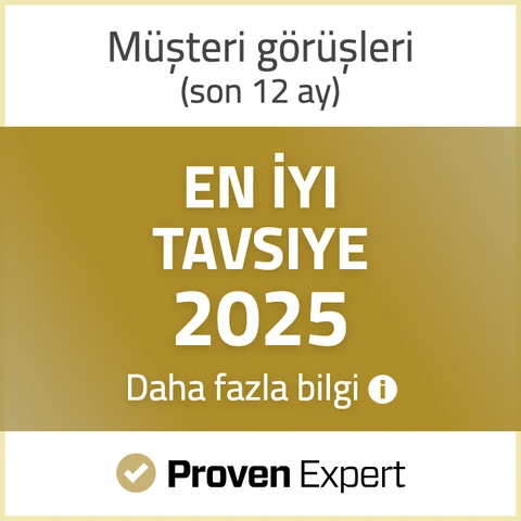 ProvenExpert En İyi Tavsiye 2025